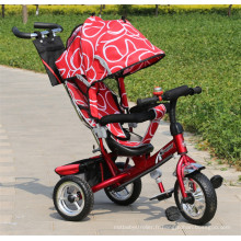 2015 Nouveau! Tricycle pour enfants multifonctions de haute qualité avec parasol